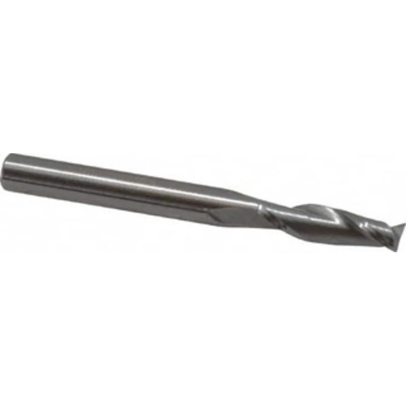 KYOCERA SGS 15/64, 3/4 LOC, 1/4 Shank Diam, 2-1/2 OAL, 2 Flute, Solid Carbide Square End Mill Single End, Uncoated, S...